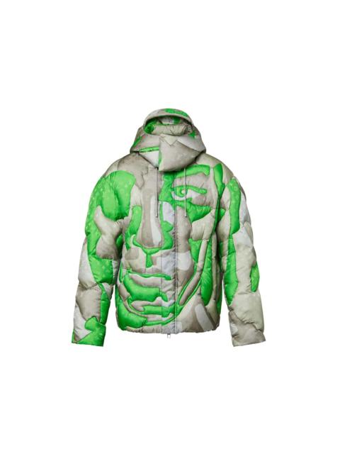 Louis Vuitton Louis Vuitton Patchworked Portrait Puffer Blouson Opal Green