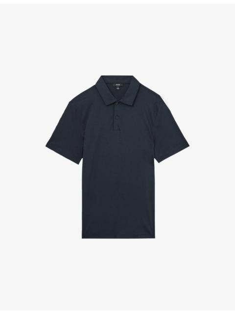REISS Earl Airwater Slim-Fit Cotton Polo