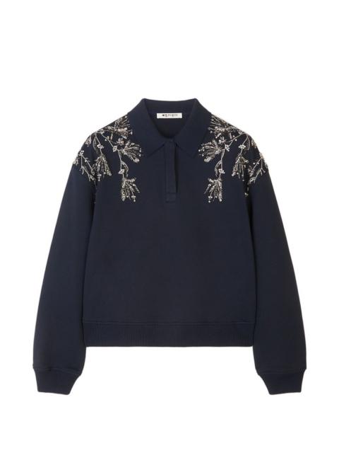 Ports 1961 embellished polo top