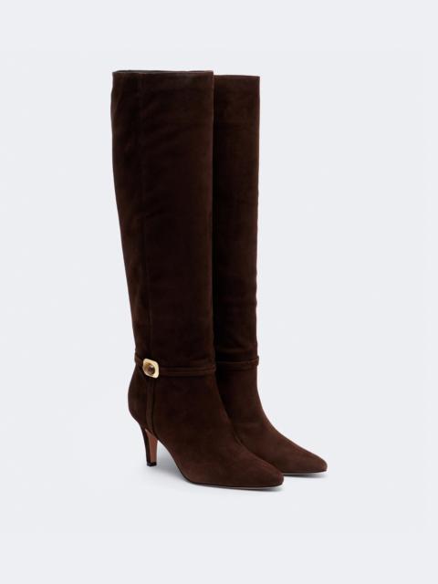 VERONICA BEARD Angeline suede knee-high boots