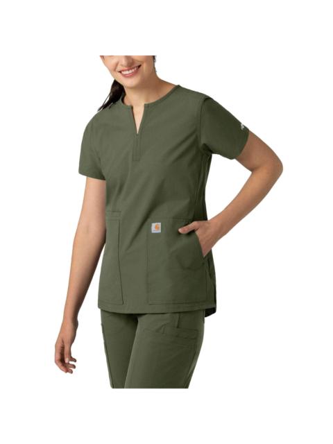 Carhartt Women's Force Essentials Notch Neck Tunic Scrub Top