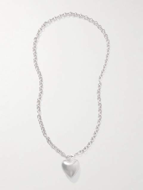 ROXANNE ASSOULIN The Puffy Heart Silver-tone Necklace