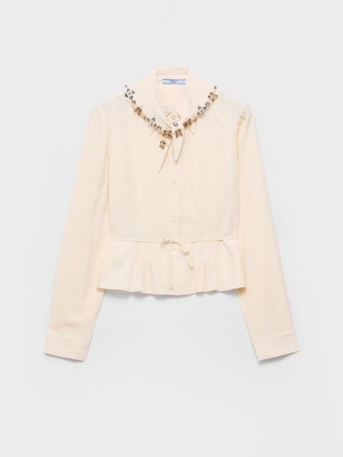 Prada Silk marocain shirt