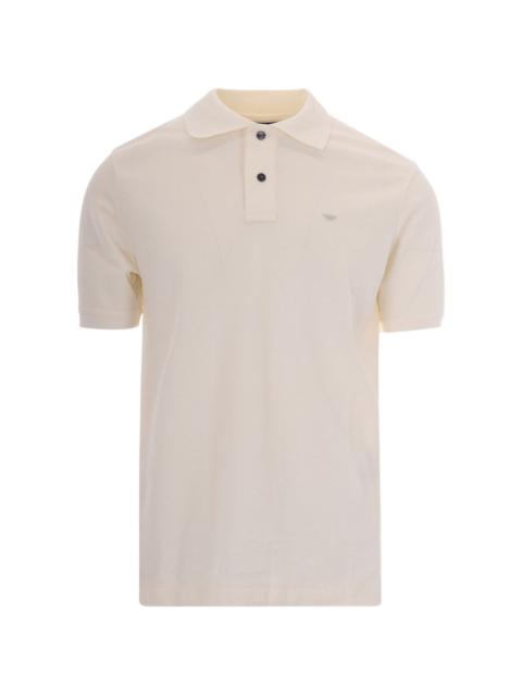 EMPORIO ARMANI slim-fit piqué polo shirt