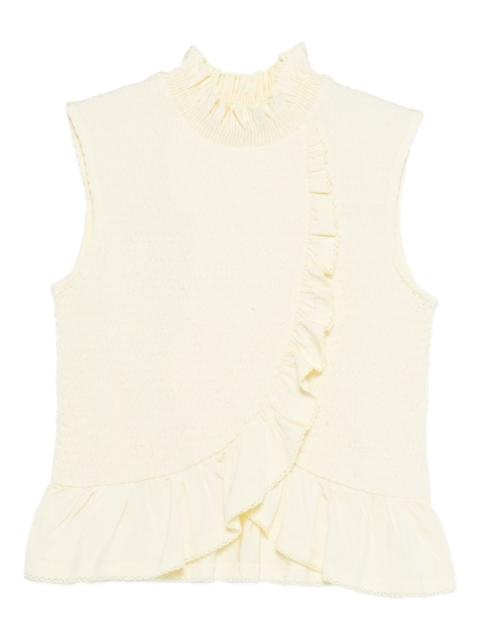 Sandro mock-neck blouse