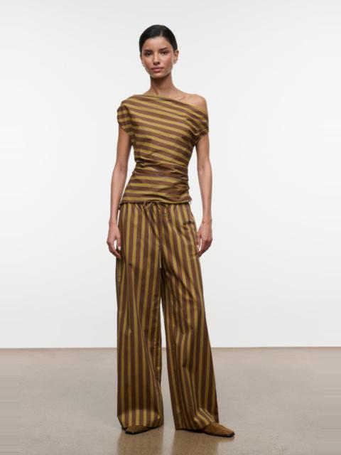 STAUD STAUD MATEO PANT CIGAR STRIPE