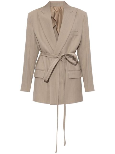 Victoria Beckham tied waist blazer