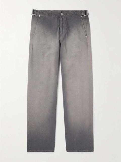 Our Legacy Straight-Leg Herringbone Jeans