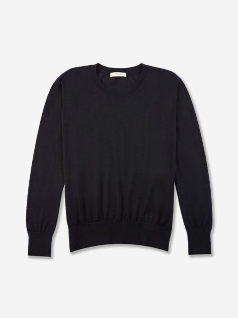 SLOWEAR Regular fit crewneck sweater in cashmere and silk