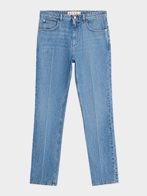 Marni Men's Straight Leg Denim Trousers