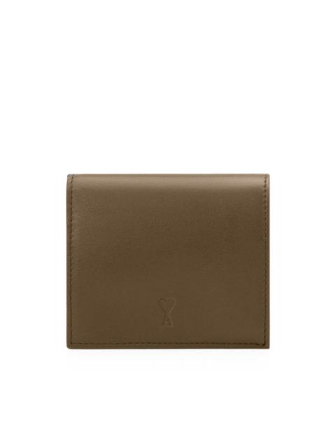 AMI Paris cowhide-leather bifold wallet with Ami de Coeur