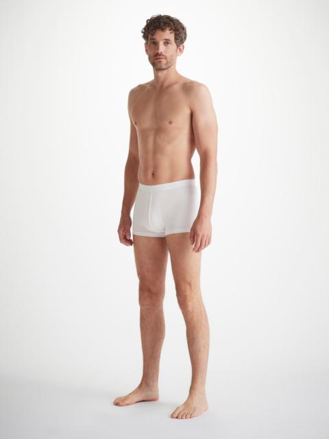Derek Rose Men's Boxer Briefs Jack Pima Cotton Stretch White