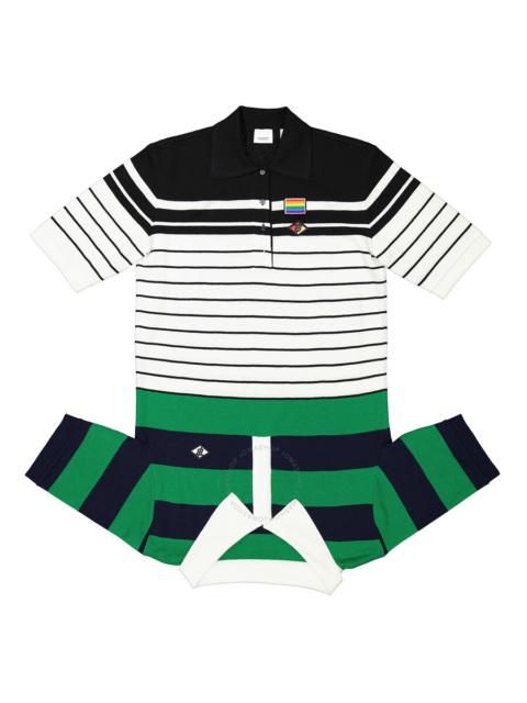 Burberry Burberry Ladies Logo Graphic Reconstructed Polo Shirt Dress