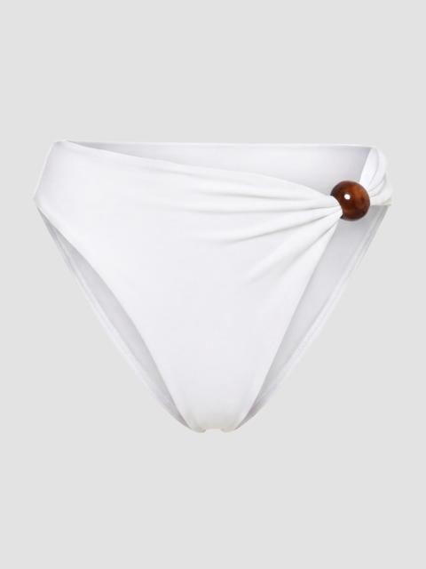 NICHOLAS Women's Salina Beaded Bikini Bottom - Ivory