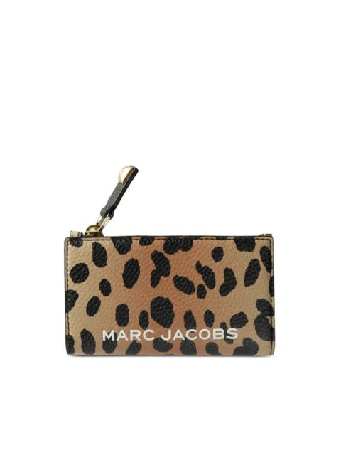 Marc Jacobs leopard-print zip-fastening wallet