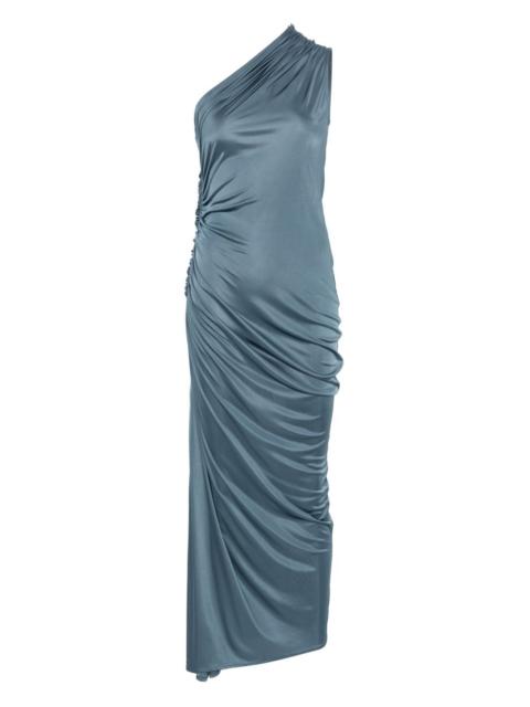 ATLEIN ruched  one-shoulder maxi dress