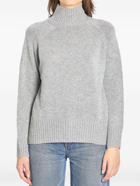 Allude turtleneck ribbed-trim sweater