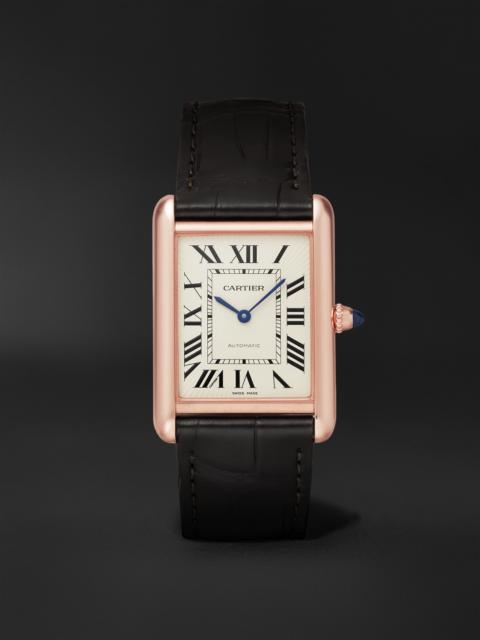 Cartier Tank Louis Cartier XL 18-Karat Gold Watch, Ref. WGTA0346
