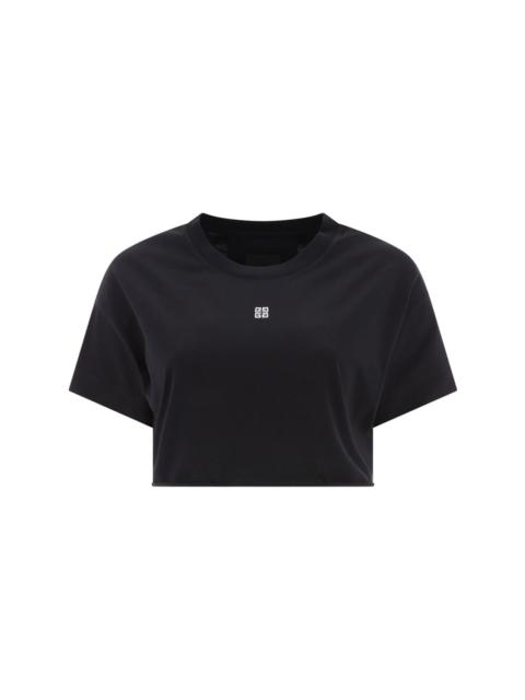 cropped cotton T-shirt