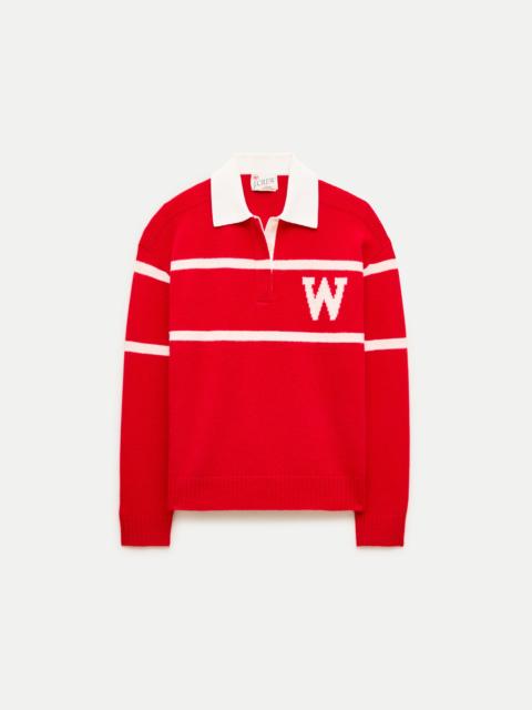 J.CREW '47 x J.Crew vintage wool University of Wisconsin rugby