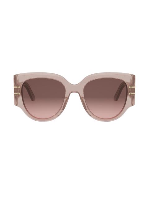 Dior Women's DiorSignature R2I 53MM Butterfly Sunglasses - Rose Pink