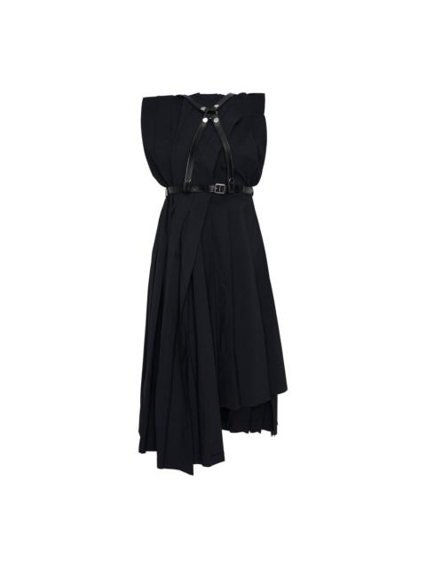 Junya Watanabe Midi Pleated Harness Dress