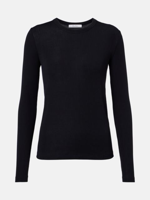 Max Mara Ribbed-knit T-shirt