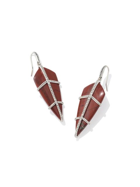 KENDRA SCOTT Trinity Vintage Silver Drop Earrings