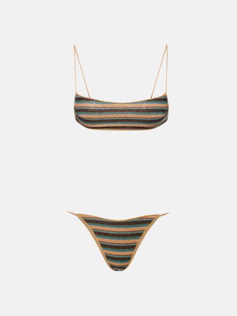 Oséree Lumière striped bikini
