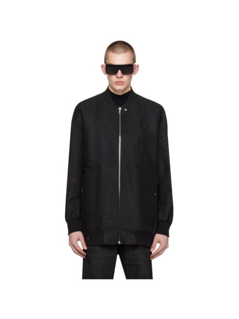 Rick Owens Black Jumbo Peter Bomber Jacket