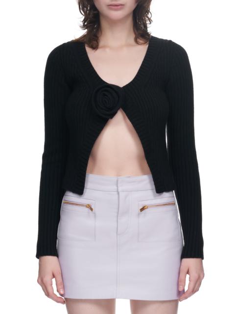 Blumarine Ribbed Knit Cardigan