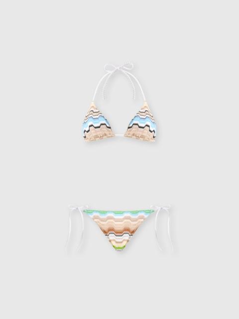 Missoni Bikini in pure viscose with greek motif