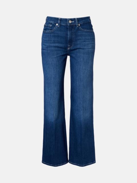7 For All Mankind Lotta Ankle wide-leg jeans