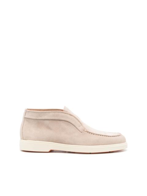 Santoni suede loafers
