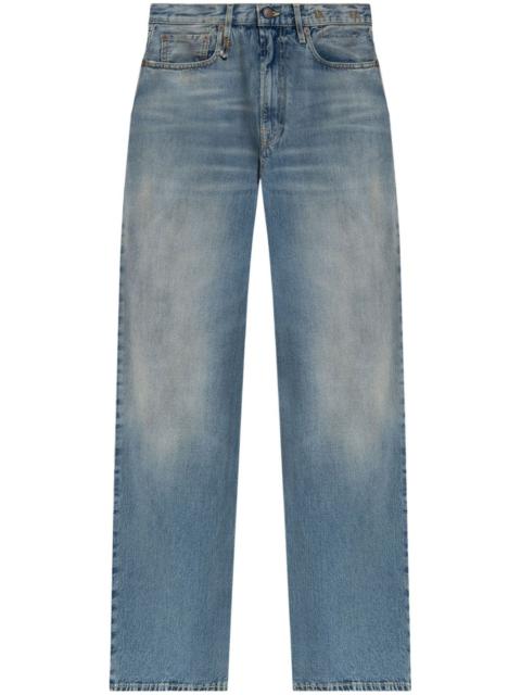 R13 wide-leg distressed jeans