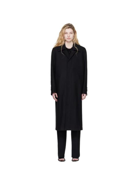 RIER Black Classic Loden Coat
