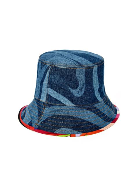 PUCCI denim cotton bucket hat