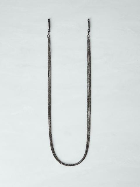 Brunello Cucinelli Spinel and 925 Sterling Silver Jewel Chain that converts into a necklace