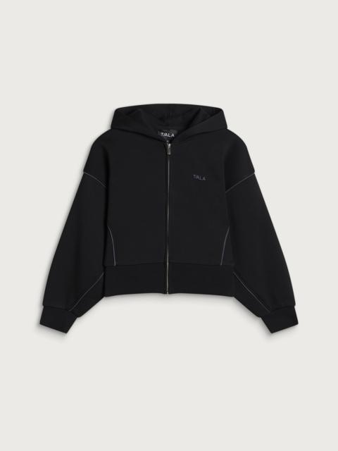 TALA TALA Piped Cocoon Zip Through Hoodie