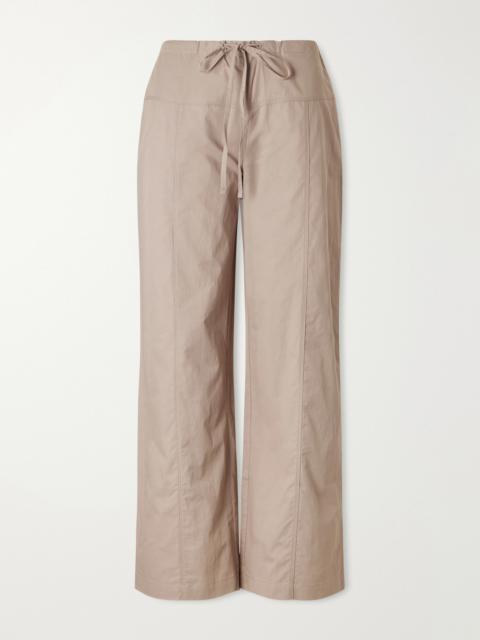 DEIJI STUDIOS Seam Organic Cotton Straight-leg Drawstring Pants