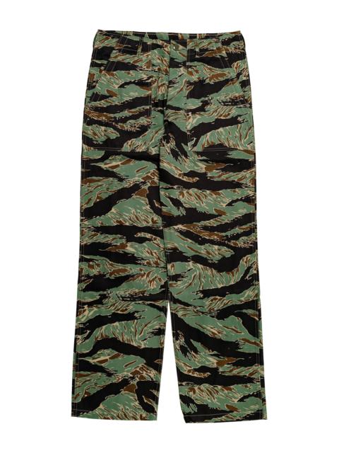 The Real McCoys MP26003 Tiger Camouflage Civilian Trousers / John Wayne Green