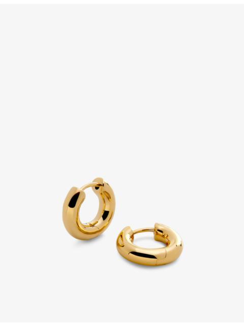 MONICA VINADER Essential Click 18ct gold vermeil sterling-silver huggie earrings