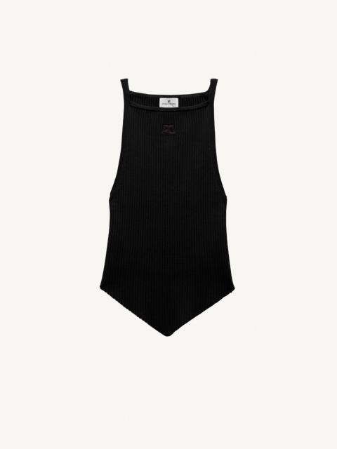 courrèges RIB PEAK TOP