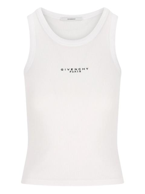 Givenchy Givenchy Logo Ribbed Tank Top