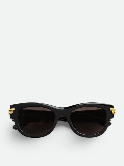 Bottega Veneta BV1321S Mitre acetate square sunglasses