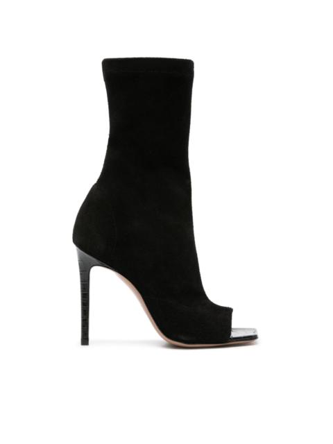 PARIS TEXAS 105mm suede boots