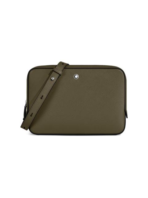 Montblanc Men's Sartorial Leather Small Crossbody Bag - Green