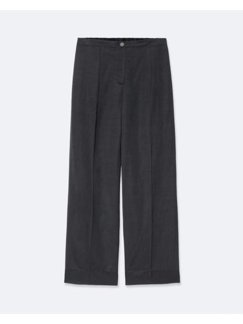 ALLSAINTS LEONIE MID-RISE SATIN WIDE-LEG PANTS