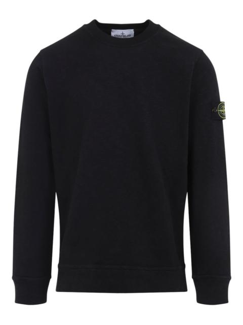 Stone Island logo-detail crew-neck sweatshirt