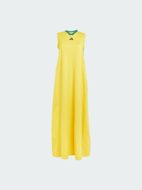 adidas Tiro Cut 3-Stripes Soft Mesh Long Dress
